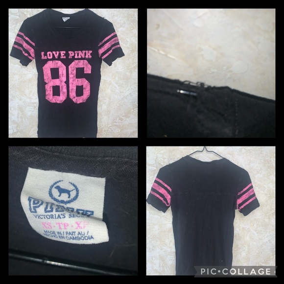 Bundle lot of (7) Vintage PINK Victoria’s Secret Shirts size XS sweater is L - Picture 4 of 7